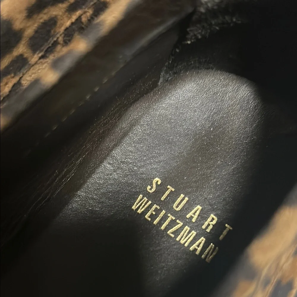 Stuart Weitzman Carrini Leopard Print Woman’s Loafers - Picture 8 of 11